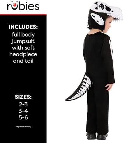 Kids Skeleton Dinosaur Costume by Rubie's