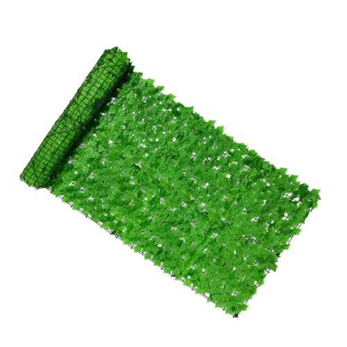 ifundom Valla Artificial de Plantas Verdes Simuladas para Balcón y Jardín Decoración de Terraza y Pared Malla de Ocultación Resistente Panel de Follaje Realista