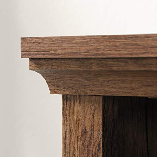 Image of Sauder 3 Tier Book Shelf Wooden Bookcase Multipurpose Bookshelf for Home Office, Living Room, in Vintage Oak