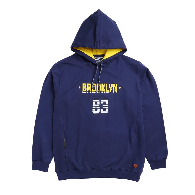 Image of Palm Island Men's Stylish Round Neck Cotton Hodded Hoodie Sweatshirt