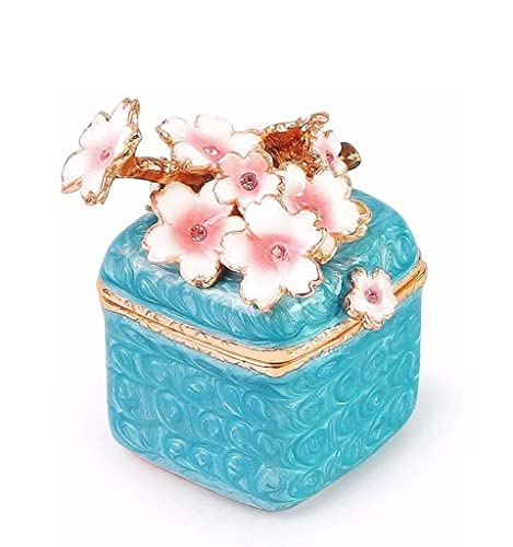 Boîte de rangement bijoux en alliage de 5cm pour bagues et boucles