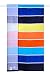 Cabana Blue Multi Colored Stripe Beach Towel Soft and Absorbent 30"x60" 100% Terry Cloth Cotton 1pc