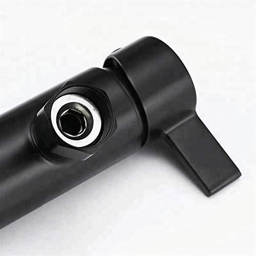 Ensemble de douche noir avec pommeau et robinet de bain installation facile