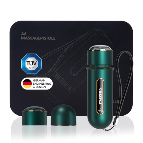 Pistolet de massage STARKGUN® mini vert : récupération musculaire après le sport