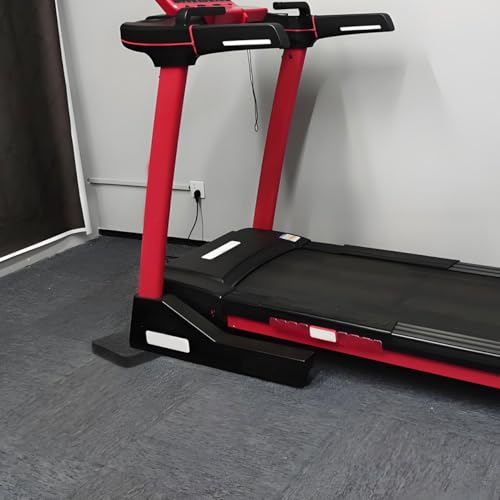 Alasum 6 Pack Tapete para Cinta de Correr Grosor para Piso de Baldosa Amortiguador de Vibraciones y Reducción de Ruido Antideslizante para Equipos de Fitness en Gimnasio en Casa 4.33 X 4.33 X 0.47 pulgadas miniatura 5