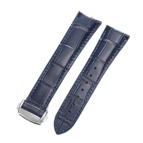 [SLFJEYTX] 1�� 19mm 20mm 21mm 22mm �����Y ���f�B�[�X ���j�o�[�T�� �{�v �X�g���b�v �J�[�t�X�L�� �E�H�b�`�o���h �o�^�t���C�o�b�N�� �u���X���b�g �X�}�[�g�E�H�b�` ���X�g�x���g(Blue,20mm Rose Gold 