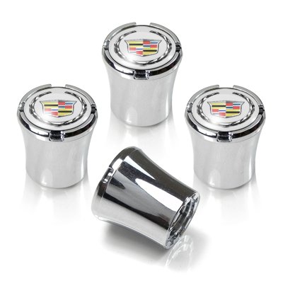 Cadillac Chrome Tire Valve Stem Caps