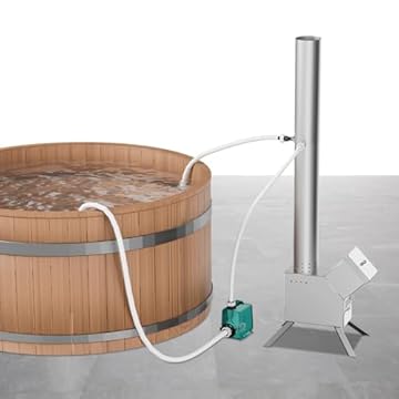 wood stove pool heater