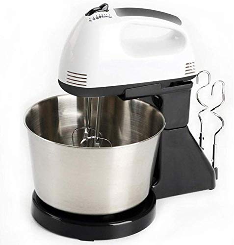 Küchenmaschinen 2-in-1-Hand- und Küchenmaschinen 5-Gang-Einstellungen Inklusive Edelstahl-Schüsselbesen-Teighaken Für Partys und Aktivitäten
