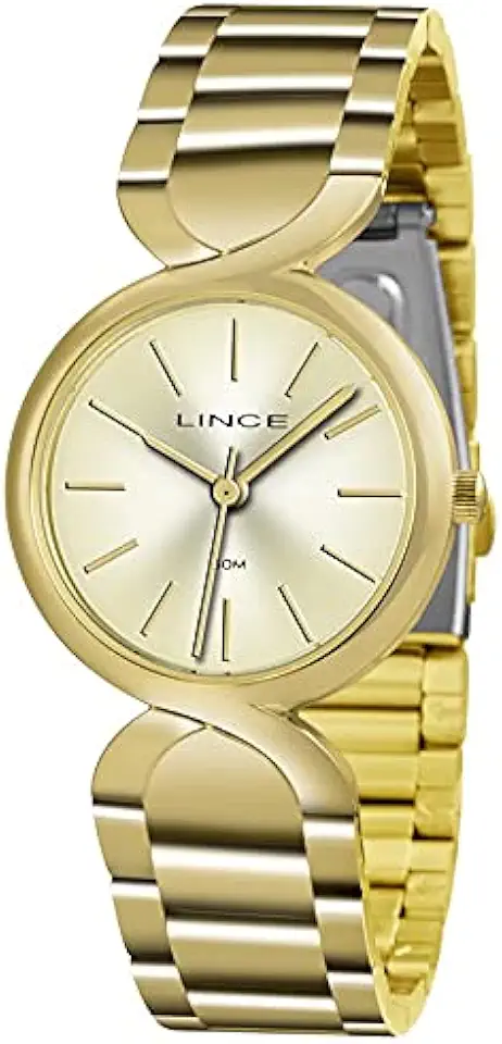 Relógio Lince Feminino Ref: Lrgh048l C1kx Bracelete Dourado