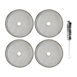 4 Pack Stainless Steel Replacement Cafetiere Filter Mesh Screen, 4 Inch Reusable Coffee Filter, French Press Filters Replacement, for Most French Press Coffee and Tea Makers