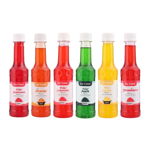 Concentrado de jarabe para granizados sabor VED (250 ml) (250ml, Chicle rosa, Piña colada, Naranja, Manzana ácida, Limonada rosa, Fresa)