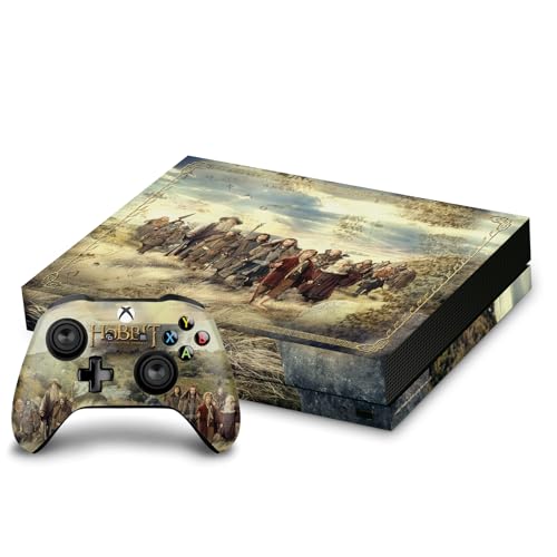 Skin Xbox One X Protection Vinyle Contre Poussière Motif Hobbit