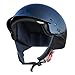 GLX M14 Open Face Motorcycle Helmet - Black, X-Large - DOT Approved