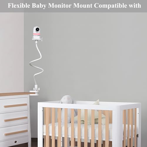 Derebir Uchwyt na telefon komórkowy do niani, uchwyt na kamerę dla niemowląt, uchwyt na telefon komórkowy, kompatybilny z Babysense
