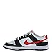 Nike Mens Dunk Low Retro FB3354 001 Red Swoosh Panda - Size 9
