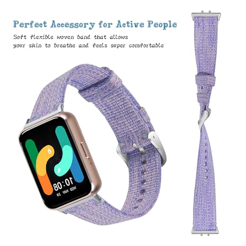 Nylon Strap for Samsung Galaxy FIT 3,Soft Replacement Bands Fabric Strap Adjustable Wrsits Band for Samsung Galaxy FIT 3 SM-R3902