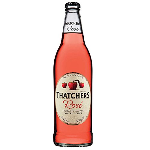 Thatchers Rose Sparkling Medium Somerset Cider (6 x 500ml Bottles)