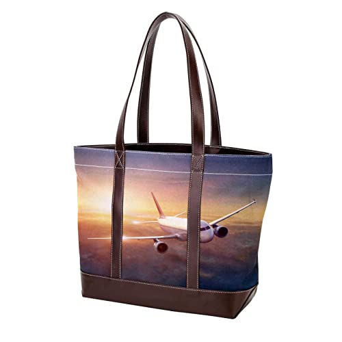 Sac fourre-tout de qualité au design oiseau fleurs printemps fleur pour femme