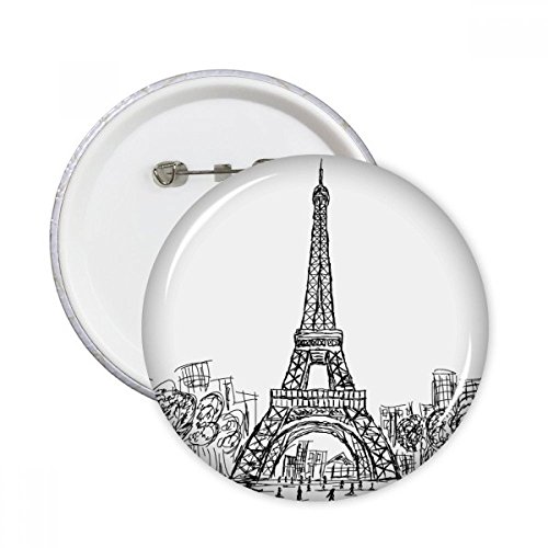Pins Tour Eiffel Paris multicolores pour personnaliser vos vestes et sacs à dos au quotidien