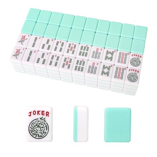 GUSTARIA American Mahjong Set for Mahjong Lovers, Light Green 166 Tiles (1.2" Tiles Only Set) with Shufflers
GUSTARIA American Mahjong Tiles, Light Green 166 Pieces (1.2" Tiles Only Set) for Mahjong Lovers
GUSTARIA Mahjong Shufflers with Light Green