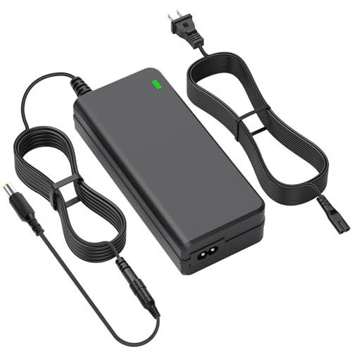 VIFOCUFY 65W 19V 3.42A Adapter Charger for EnginStar R300 R350, for Powkey R350, for ENOFLO G300, for DaranEner NEO300 Portable Power Station 350W 296Wh Battery Bank Solar Generator Power Cord Supply