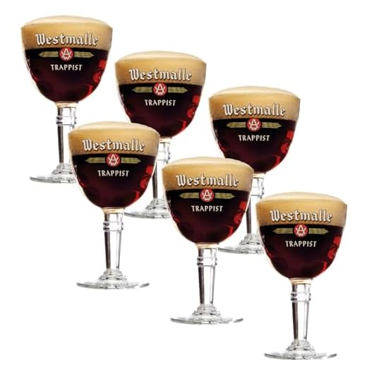 Verres à bière Westmalle Trappist 330 ml - 6 pièces