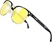 Produktbild ATTCL Herren Nachtsichtbrille Autofahren Nachtfahrbrille Rechteckig Metall Rahmen 8-188 Night Vision