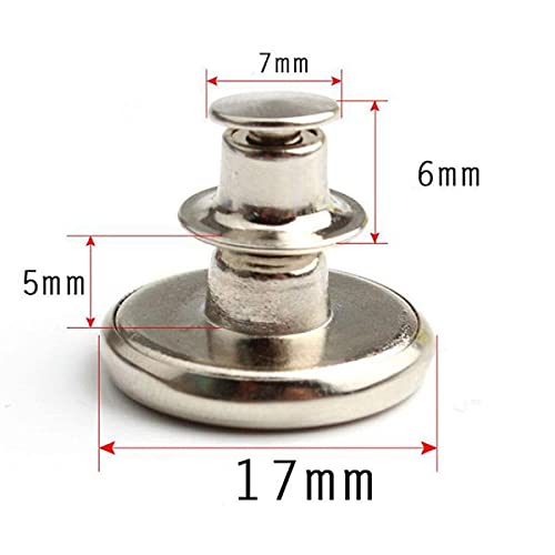 4 Sets Metal Jeans Instant Button Pins, No Sew Swing Crafts, Perfect Fit Clips To Add Or Reduces 0.7 Inch To Any Pants Waist In Seconds, Adjustable Removable Kits Fit Jeans Pants Waist All Size #TOP2