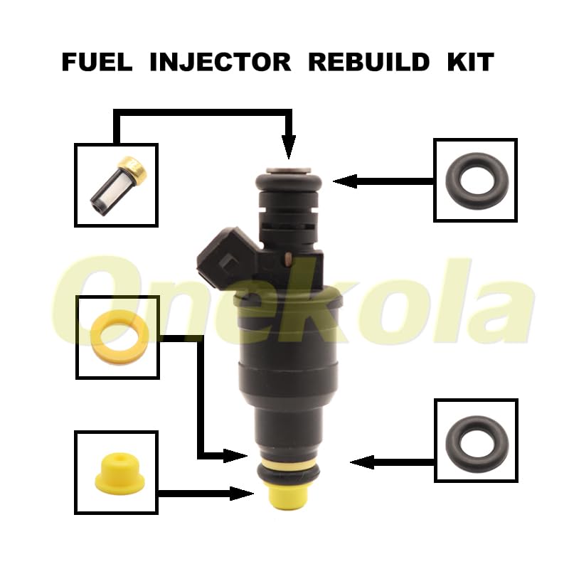 Fuel Injector Repair Kits For 1990-1993 For Volvo 240 2.3L 1985-1991 For Peugeot 405 1.9L 0280150734 - (Color: 20 set)