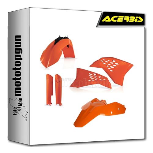 Kit cache carenage orange compatible KTM EXC 300 2008 2009 2010 2011