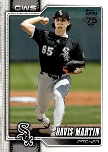 2026 TOPPS #281 DAVIS MARTIN CHICAGO WHITE SOX BASEBALL OFFICIAL TRADING CARD OF MLB