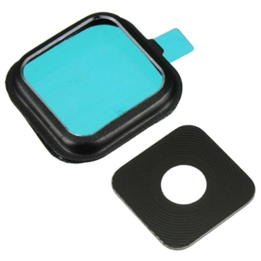 Cristal DE Camara para Samsung Galaxy Note 4 N910 Edge EMBELLECEDOR Negro Lente