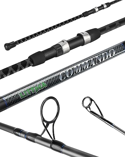 Littma COMMANDO SPINNING 8 —Surf Spinning Rod Littma Surf Rods Saltwater 12Ft 9Ft 10Ft 11Ft Graphite Surf Rod Surf Casting Rod Surf Fishing Rod Surf Rod Saltwater Surf Travel Rod Surf Rod Barra De Surf Surf Rod cover