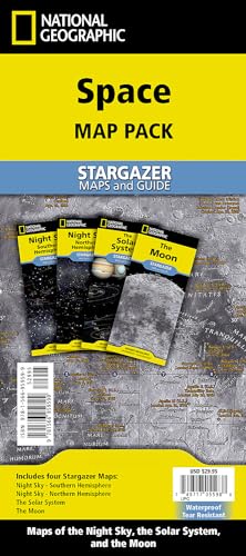 National Geographic Space (Stargazer folded Map Pack Bundle) (National Geographic Reference Map)