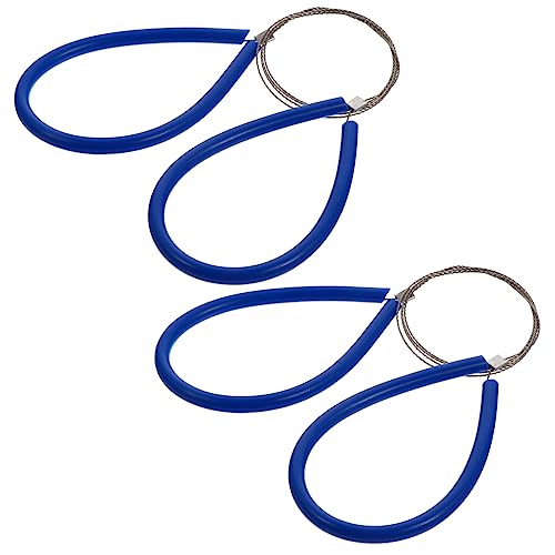 Yardwe 2pcs Pvc Cable Saw Emergency Wire Saws for Outdoor Portable Hand for Camping