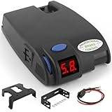 LAJBZ Proportional Electric Trailer Brake Controller – Fits 1-3 Axles, Self-Leveling, Boost Feature, Digital Display, Easy Install for RV, Truck, SUV, Compatible with Tekonsha 90160 Primus IQ