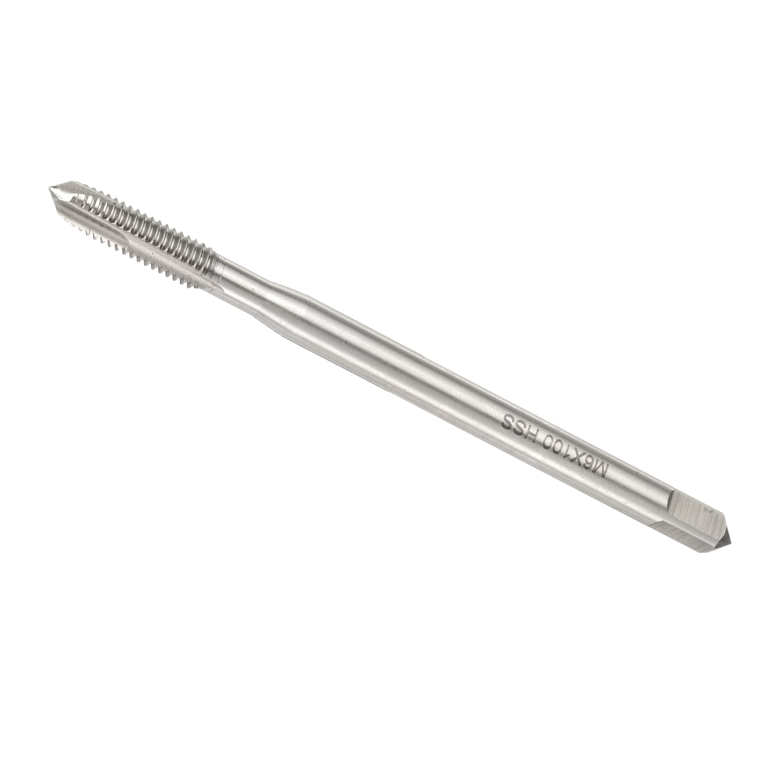 QUARKZMAN Maschio a spirale metrico M6 x 1 H2 100mm utensile filettatura acciaio ad alta velocità