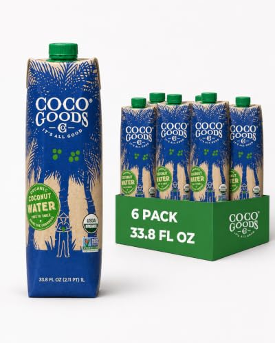 CocoGoodsCo Organic Coconut Water 6 pack