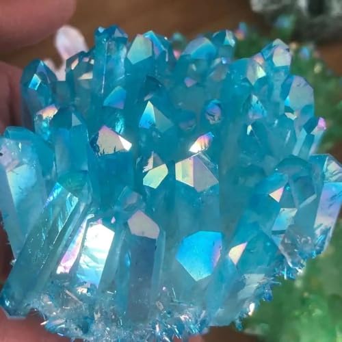 Gemstone stone light blue crystal para adornos de mesa modernos 3