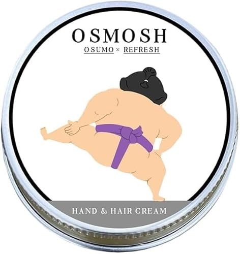OSMOSH(オスモッシュ) [四股] ハンド&ヘアクリーム 30g 藤色[化粧箱付き]/べたつかない ハンドケア ヒト型セラミド セラミドNP 保湿 さらさら しっとり ヘアバーム