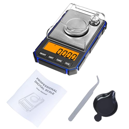 Balance de bijoux à pesée précise pour doser les ingrédients de cuisine avec écran LCD clair