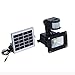Produktbild 10W LED Solar Strahler mit Bewegungsmelder 3 modi - Fluter Solarpfosten IP65 Wasserfest Aluminium Warmweiß - für Garten,Garage,Hof (10W Warmweiß)