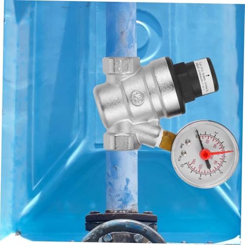 Válvula reductora de presión de agua de latón cromado resistente para autocaravanas 5