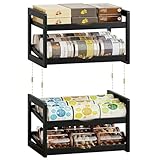 [Étagère à canettes polyvalente et peu encombrante] Plus qu'un simple organisateur de canettes pour garde-manger, utilisez-le dans votre cuisine, armoire ou bureau. La construction durable en bambou supporte sans effort les canettes lourdes, tandis que le design à accès ouvert garde vos favoris visibles et bien ordonnés.