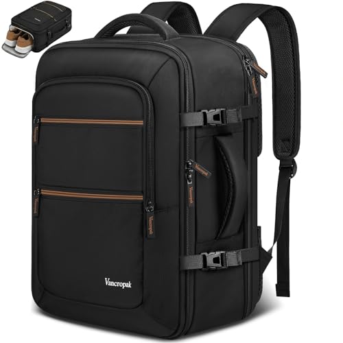 Vancropak Personal Item Travel Backpack