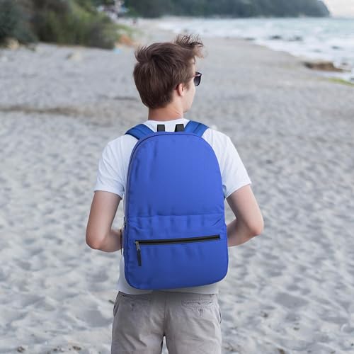10 Pack Bulk Backpacks, Wholesale 17-Inch Lightweight Bookbags for Kids, Adults, School, Classroom, Travel, Gym Supplies with 1 Large, 1 Small Pocket, Perfect for Events, Corporate Bundles, Black by Bulktech - Used condition - Image 4