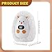 Vaveren Electric Hand Warmer Handwarmer Comfortable Reusable Birthday Gift Hand Warming USB for Home Cold Winter Travel, White