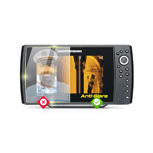 Humminbird FishFinder için Anti-Glare Parlama Önleyici Mat Ekran Koruyucu (Helix 9)