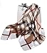 Produktbild Ecroon Damen Schal Kopftücher Halstuch Elegante Schal Frauen Elegant Seidenschal Business Seidentuch Scarf Bandana Taschentuch Ansatz Handgelenk Verpackungs (One size, M)